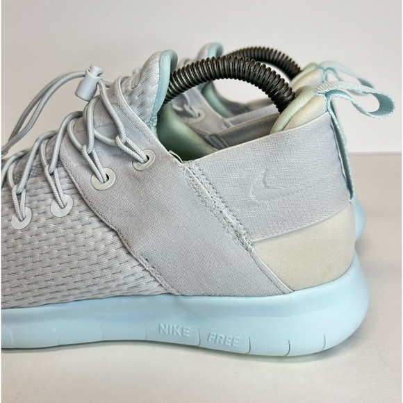 Nike Free RN CMTR Commuter Womens Sz 8 880842-012 Pure Platinum/Powder Blu NICE! - Picture 6 of 15